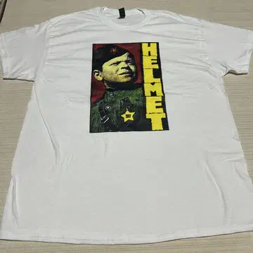 새상품 T셔츠 HELMET 헬멧 밴딩 meantime