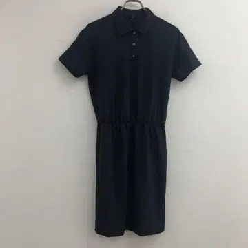 루니 네이비 폴로 원피스 허리밴딩 38 사이즈