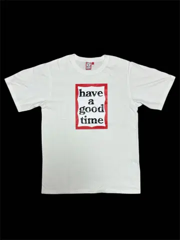 have a good time FRAME S/S TEE WHITE