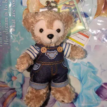 더피 인형 배지 데님
