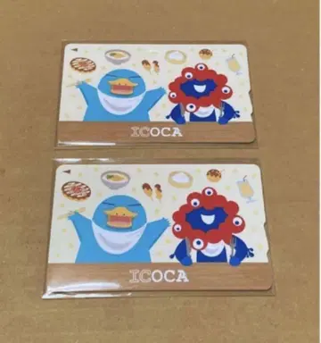 오사카 간사이 만박 한정판 디자인 ICOCA 카드