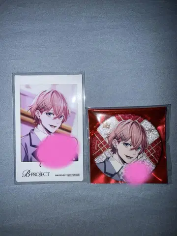 B-PROJECT 하무킨 아슈 유타 폴라로이드 캔뱃지 사인