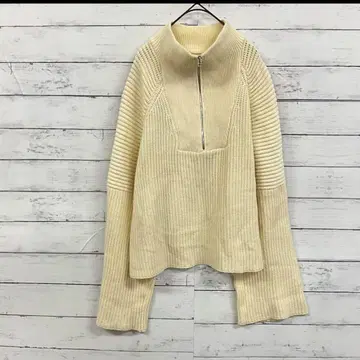 셀렉모카 니트 풀오버 하프 지퍼 빅 루즈 트렌드 가을/겨울 완판급