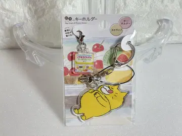 노라네코 군단 아크릴 키링 케이크 먹는 스트랩 포함