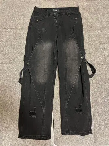 .KOM 도트오엠 데님 팬츠 데미지