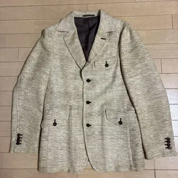 유나이티드 애로우즈 남성용 테일러드 자켓 트위드 베이지