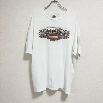 HARLEY-DAVIDSON 화이트 T셔츠 2XL