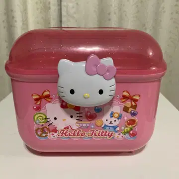 헬로키티 박스 소품함 헤이세이 레트로 메이크업 박스로도