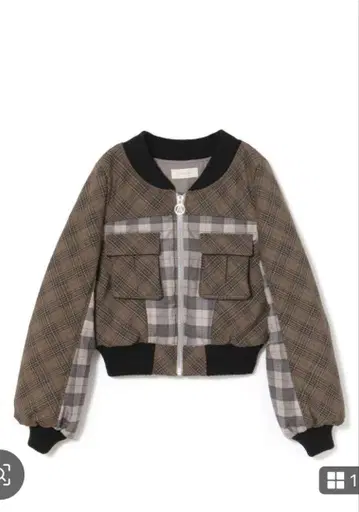 ANDMARY Coco check jacket 핑크 베이지