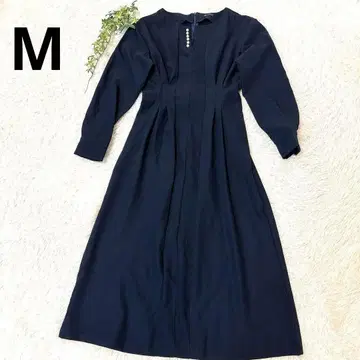 La-gemme 펄 장식 허리 턱 원피스 M 사이즈