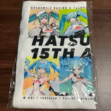 하츠네 미쿠 GT 15주년 기념 한정판 타월