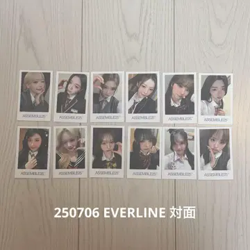 tripleS everline 대면 팬싸 혜택 트레이딩 카드 세트