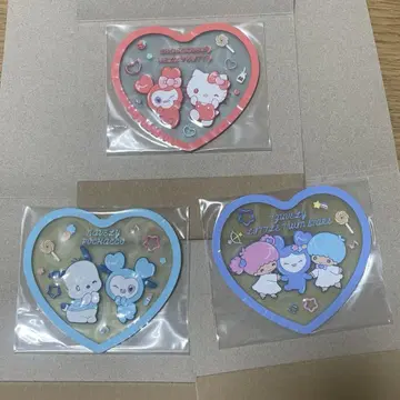 TWICE LOVELYS x SANRIO 러버 코스터 3종 세트