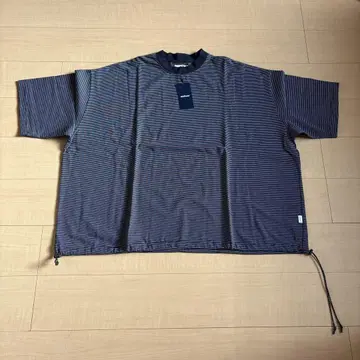 meltum BORDER BALLOON TEE S/S NAVY