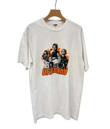 90s U.F.O. BAND 티셔츠 M 싱글 스티치