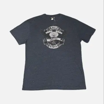 할리데이비슨 엔진 할리걸 양면 그래픽 T셔츠