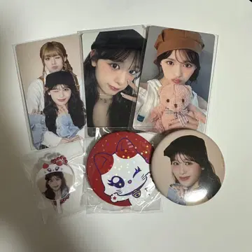 ME:I 이시이 란 혜택 트레이딩 카드 캔뱃지 미니 부채