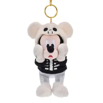 미키 봉제 인형 키링 분장 DISNEY HALLOWEEN 야광