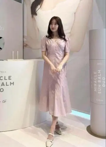 Her lip to Palermo Wrap-Effect Dress