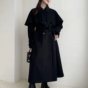 nice claup 3way 케이프 부착 스텐카라 코트 롱 코트