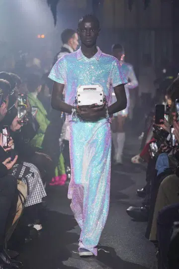 MASU 24AW 시퀸 이지 팬츠 스팽글 팬츠