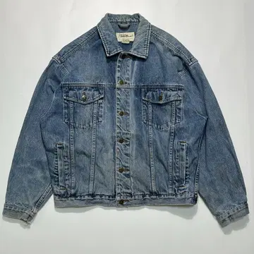 90s 에디 바우어 G 데님 자켓 L~ 빈티지 5663