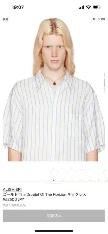 ALIGHIERI Droplet Of The Horizon 목걸이