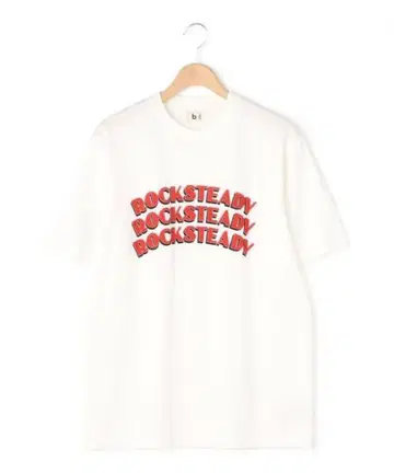 blurhms ROCKSTEADY 반팔 T셔츠 화이트