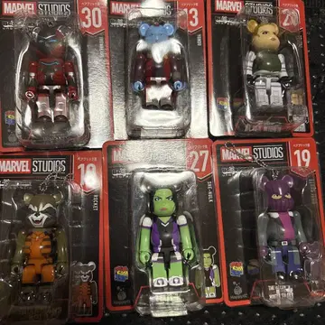 Happy 복권 BE@RBRICK MARVEL 6체 세트