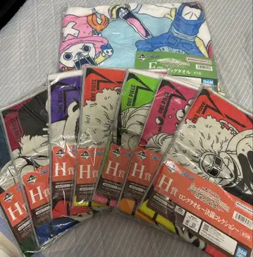 제일복권 원피스 F상 빅 타월 H상 롱 타월 7점