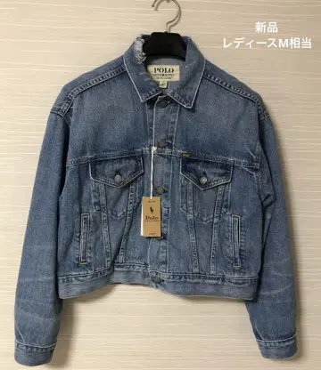 새상품 [ 폴로 랄프로렌 ] 데님 트래커 자켓 QR 택 멕시코제