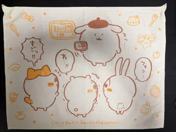 치이카와 산리오 콜라보 패브릭 포스터