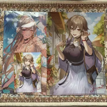 니지산지 프렌 스마트뉴스 온쿄 클리어 파일 엽서