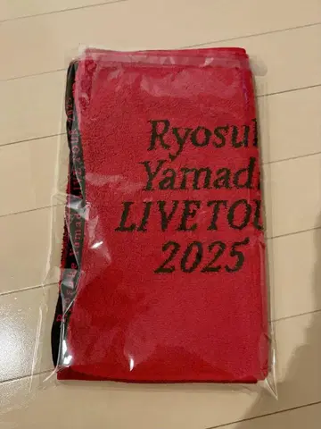 야마다 료스케 LIVE TOUR 2025 타월 RED