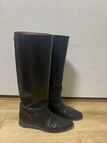 르 탈론 2cm 와이드 샤프트 롱 부츠