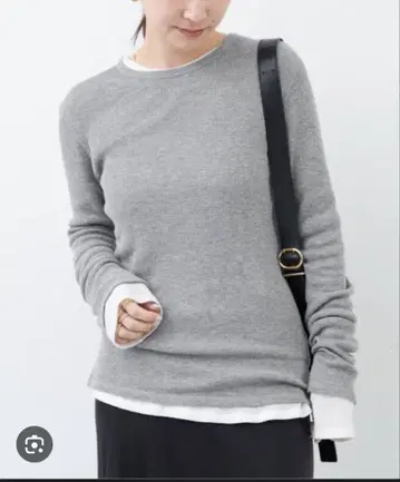 Deuxieme Classe 골지 긴팔 티셔츠