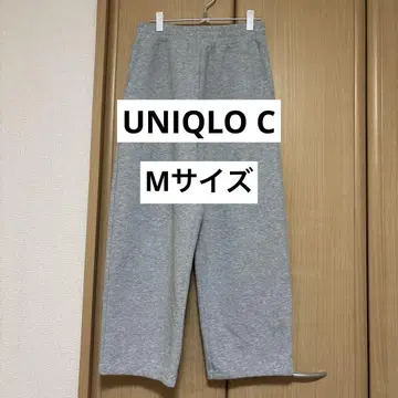 [ UNIQLO ] 맨투맨 와이드 팬츠 / 표시 사이즈 M 사이즈 그레이
