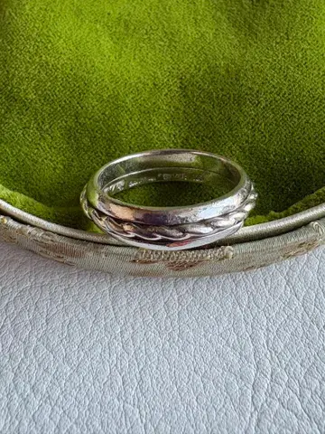 EZE(에즈) 실버 반지 스피너 반지 925 SILVER