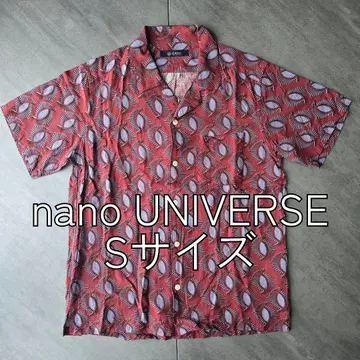 nano UNIVERSE 오픈 카라 셔츠 S