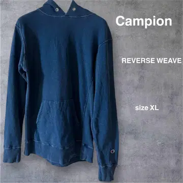 챔피온 리버스 위브 데님 풀 후드티 후디 XL 사이즈