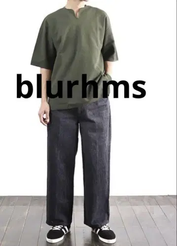 blurhms rootstock 와플 스키퍼 셔츠 반팔 T
