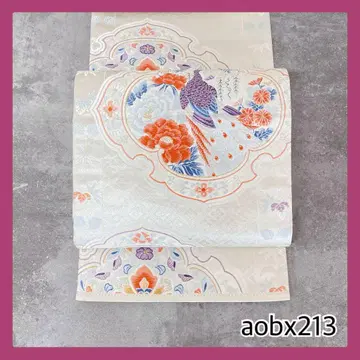 aobx213 가성비 포멀 예복용 순수 실크 후쿠로 오비