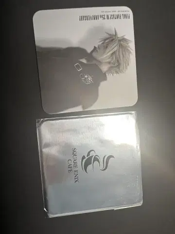파이널 판타지 7 스퀘니 카페 코스터 클라우드 25주년 ff7