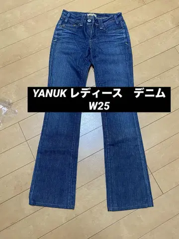 YANUK 여성용 데님 다크 네이비 W25 새상품급