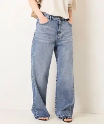 5 1/2 LOOSE-STRAIGHT DENIM 블루