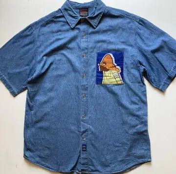 vintage FUBU denim shirt es