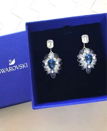 스와로브스키 새상품 2way 펄 귀걸이 목걸이 Swarovski