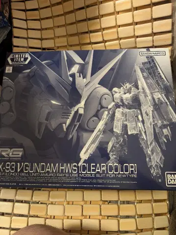 [ 미조립 미개봉 ] RG RX-93 V 건담 HWS (클리어 컬러)