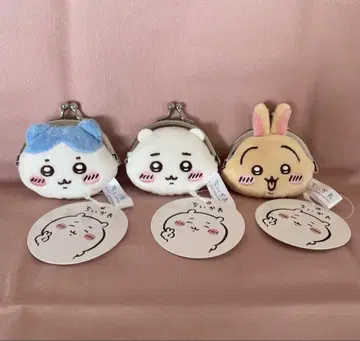 치이카와 미니 가마구치 파우치 3개 세트