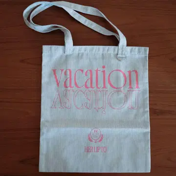 HLT Vacation Tote bag 소다 스트라이프 토트백